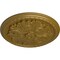 Ekena Millwork Washington Ceiling Medallion (Fits Canopies up to 2 7/8"), Hand-Painted Gold, 17 1/8"OD x 1 1/2"P CM17WAGLS - alternate 2